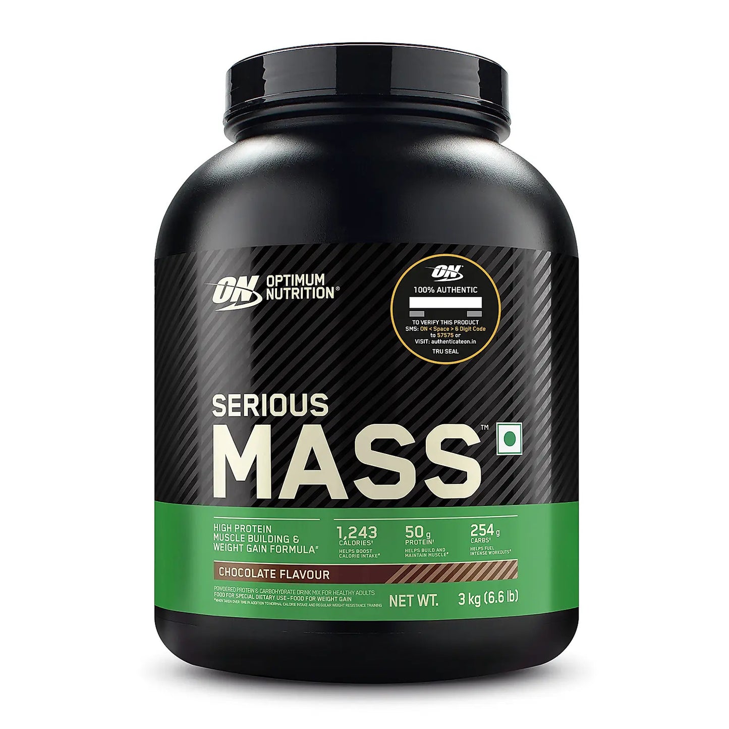 Optimum Nutrition Serious Mass Weight Gainer - Chocolate flavour - 3KG