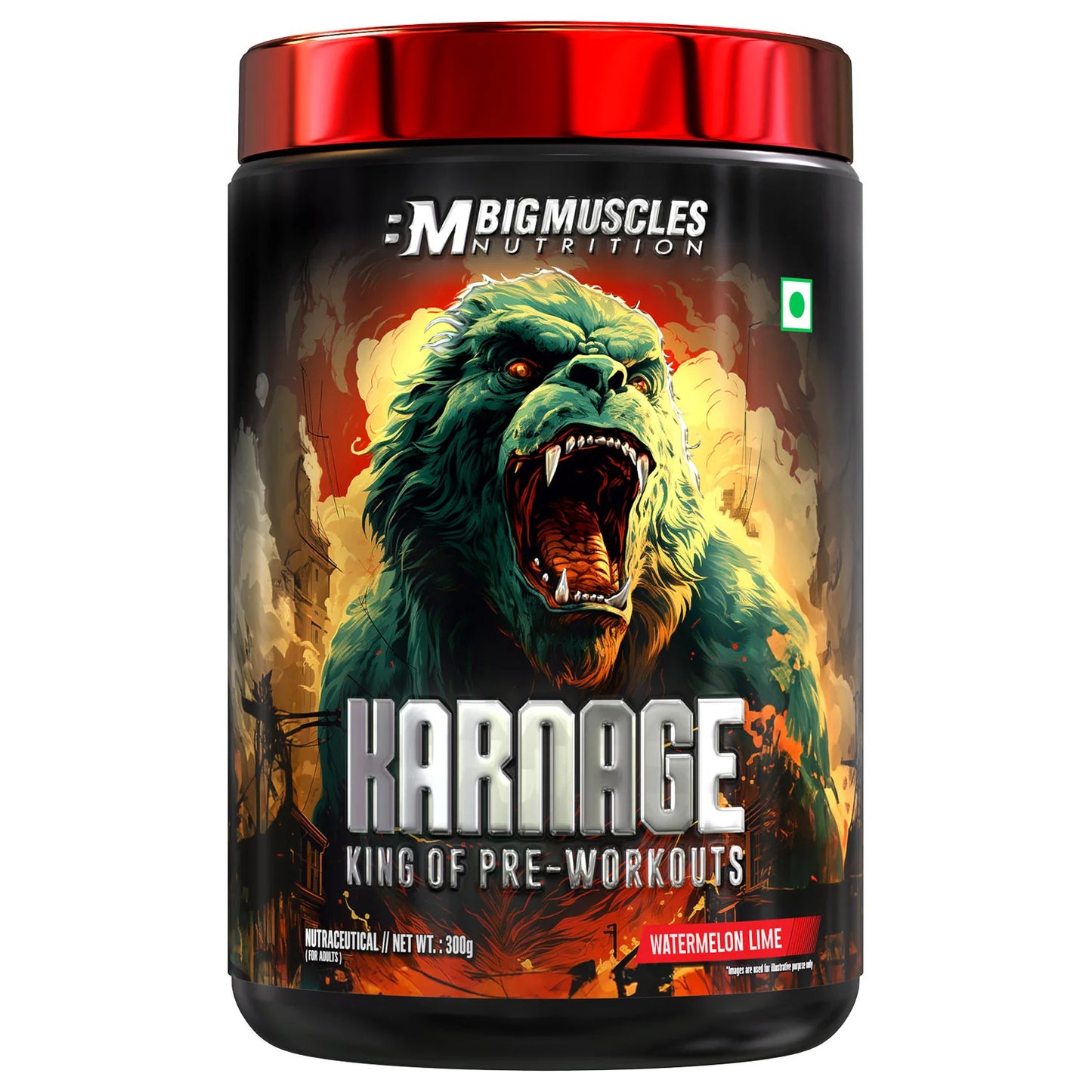 BIGMUSCLES NUTRITION Pre-Workout, 300g