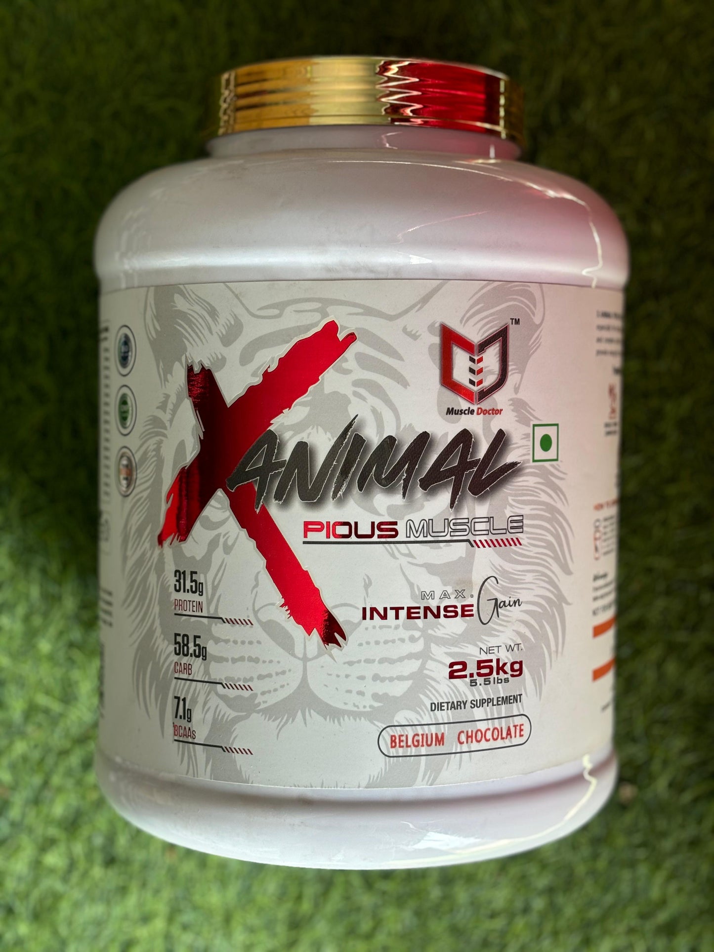 Muscle Doctor XAnimal pious muscle mass gainer (2.5Kg)