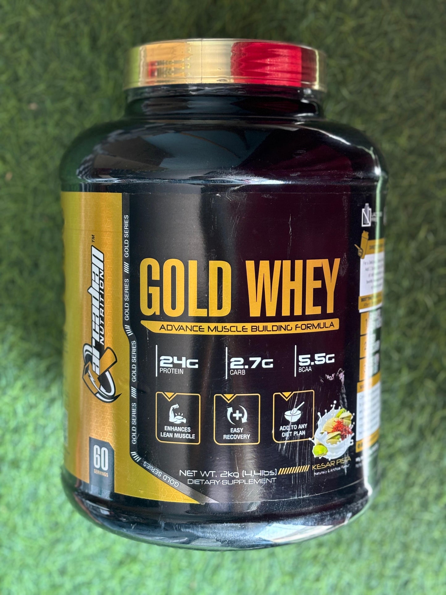 Arcadian nutrition gold whey protein 2kg (MT nutrition)