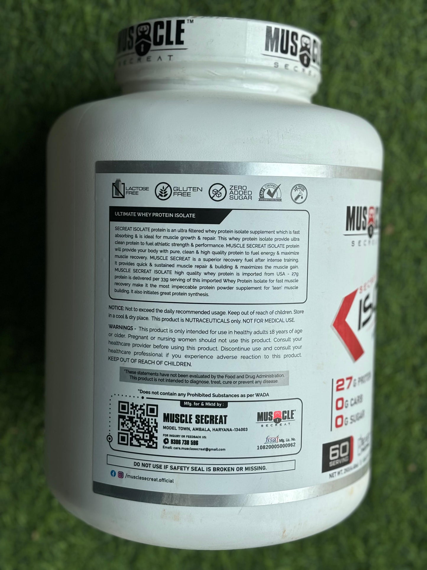 Muscle Secreat Isolate With Digestive Enzyme (2kg)