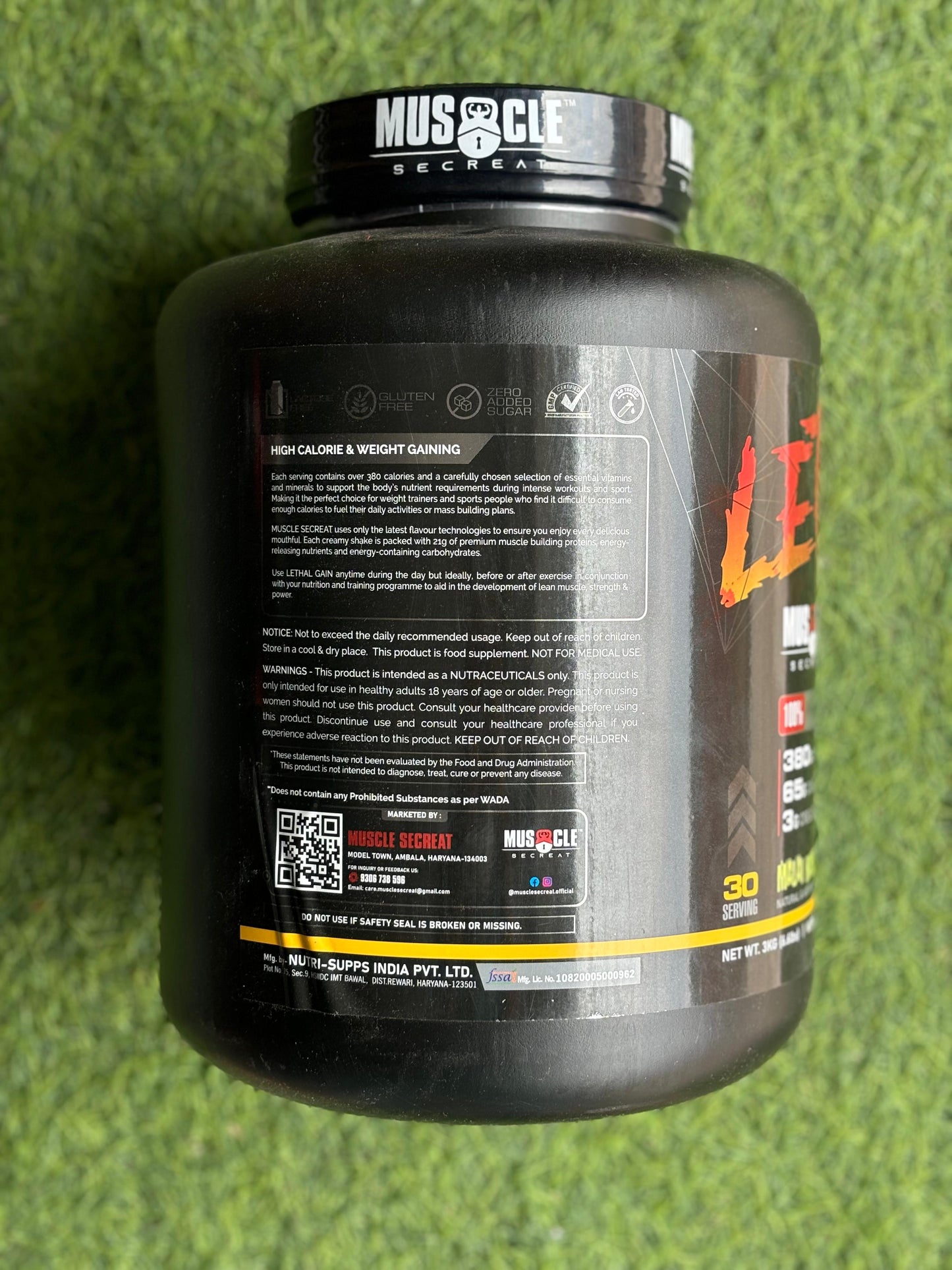 Muscle Secreat Lethal Gain (3Kg)