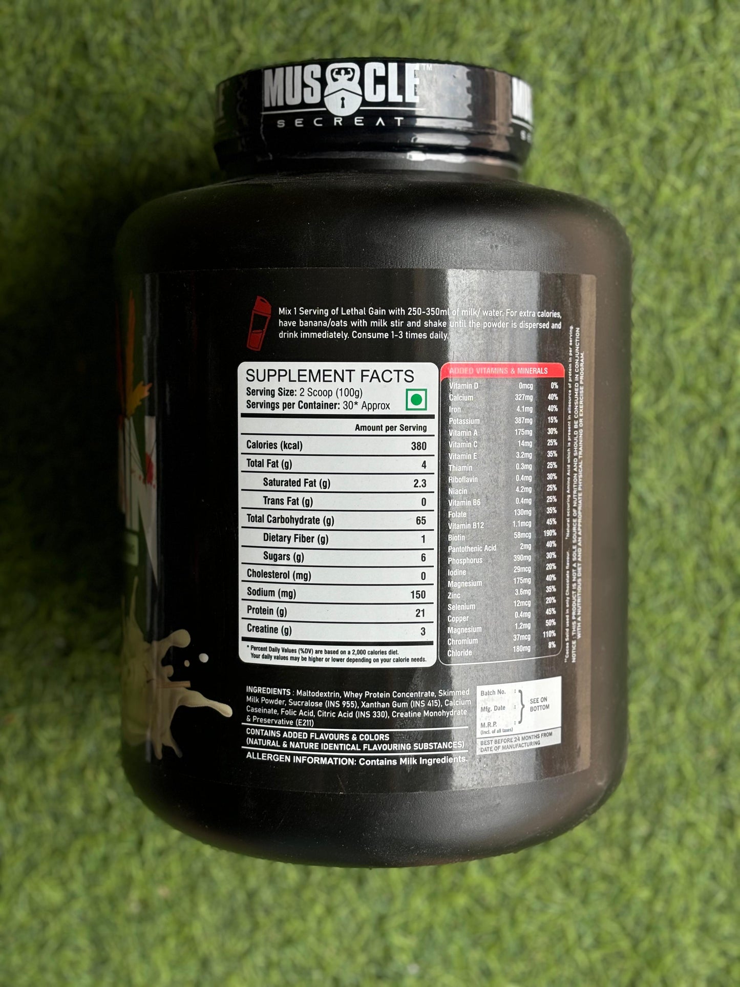 Muscle Secreat Lethal Gain (3Kg)