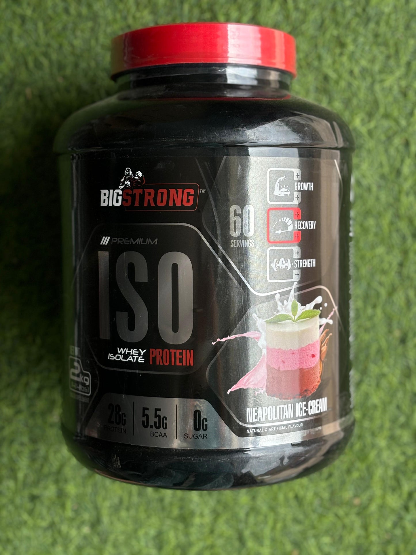 Big Strong Premium ISO Whey Isolate Protein (2Kg)