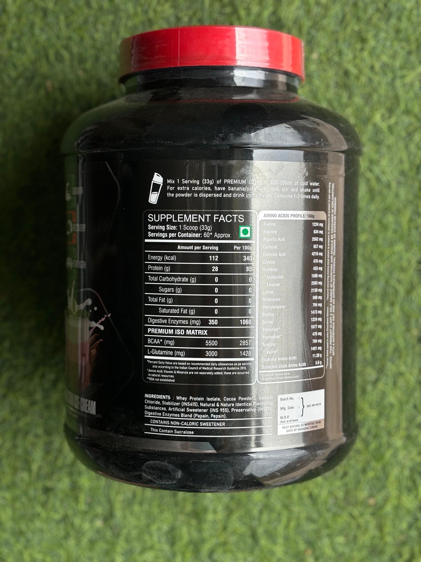 Big Strong Premium ISO Whey Isolate Protein (2Kg)