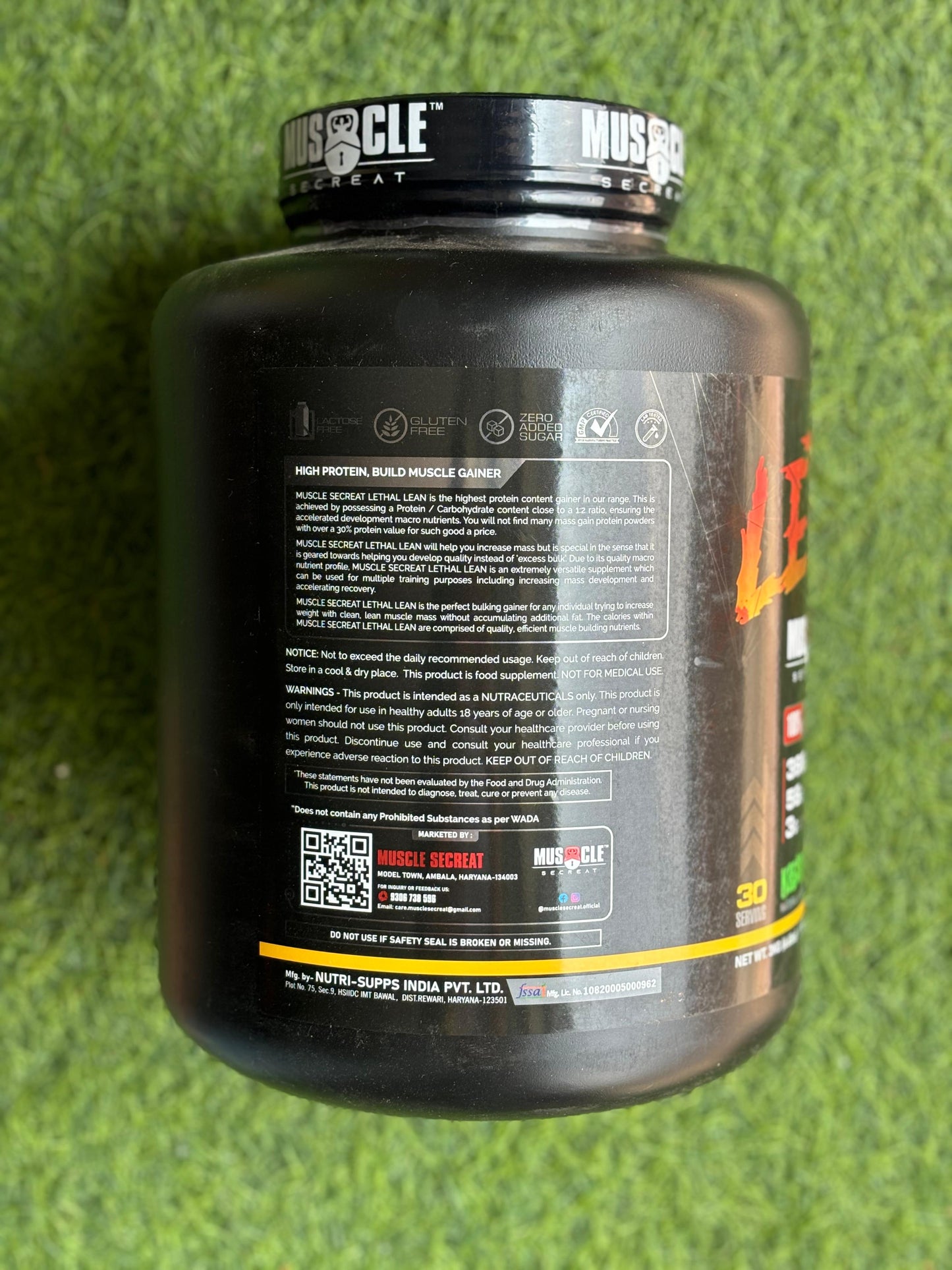 Muscle Secreat Lethal Lean (3Kg)