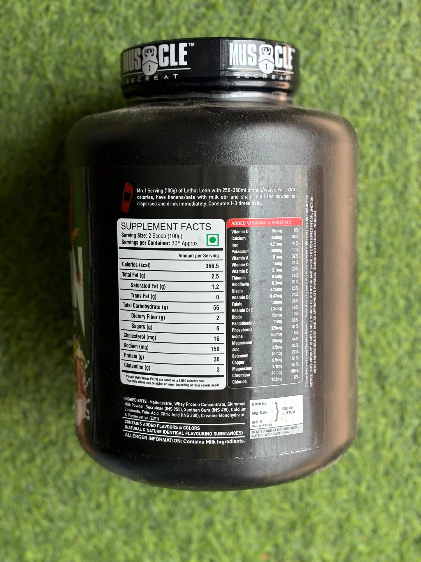 Muscle Secreat Lethal Lean (3Kg)