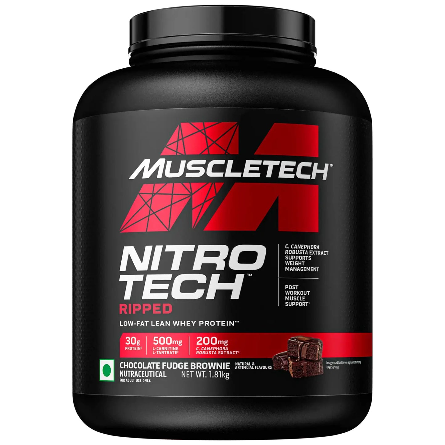 MUSCLETECH NITRO-TECH RIPPED WHEY PROTEIN POWDER